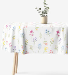 Goldea ovális teflonos terítő - virágoskert 120 x 180 cm