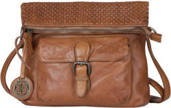 Bellicci Női bőr crossbody táska Bellicci Inge - konyak