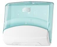 Tork Törlőpapír-kendőadagoló, W4 rendszer, Performance, TORK, fehér/türkiz (654000)