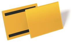 DURABLE Logisztikai zseb, A5, fekvő, DURABLE, mágnessel, sárga (174304)