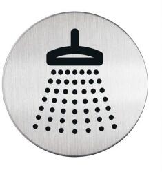 DURABLE Információs tábla, rozsdamentes acél, DURABLE Zuhany (493823)