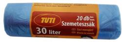TUTI Szemeteszsák, 30 l, 20 db, 50x60 cm, 9 , TUTI, kék (PDP_019) - papir25