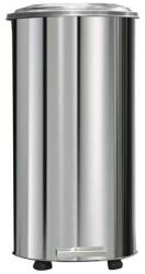  Pedálos tűzálló szemetes, ipari, fém, 70 l, ezüst (1605SZE150) - papir25
