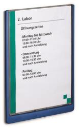 DURABLE Információs tábla, 210x297 mm, DURABLE „CLICK SIGN, kék (486707)