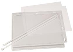 DURABLE Információs tasak, vízálló, kábelkötegelővel rögzíthető, A5, DURABLE (505919)