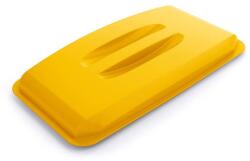DURABLE Tető, 60 l-es szemeteshez, műanyag, DURABLE Durabin® , sárga (1800497030)