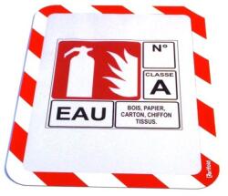 DJOIS Infokeret, öntapadós háttal, A4, DJOIS Magneto Safety , piros-fehér (F194973)