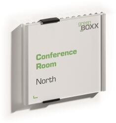 DURABLE Információs tábla, 149x148, 5 mm, DURABLE INFO SIGN , ezüst (480223)