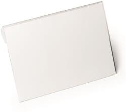 DURABLE Logisztikai zseb, , behajtható, A5, fekvő, DURABLE HARD COVER , átlátszó (116219)