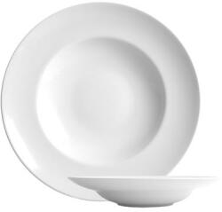  Mélytányér, fehér, 23 cm, 6 db-os szett, Economic (1201ECO013)