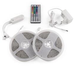 Avide LED szalag, 2x5m, 300 LED, 22W, RGB, AVIDE (ALSB5050RGBTUYA44-10M) - papir25