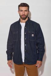 Carhartt Bélelt ing Carhartt Relaxed Fit Denim Fleece Lined Shirt Jac (195836427739)