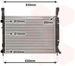 VAN WEZEL Chladič motora VAN WEZEL 43002469 (43002469)