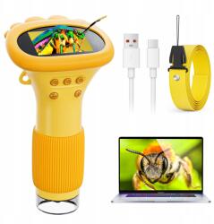  Oktatási Tudományos Digitális Mikroszkóp Szuper Ajándék Szett Nagyít 1000x (Mikroskop 372 żółty)