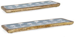 Bizzotto Set 2 tavi lemn mango email Palms 38x12x2h, 46x15x2h (0551011) Tava