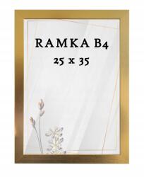 Fotkom Arany képkeret 25x35 B4 Daisy fotóhoz, mozaik hímzés gyémánt kristályok (R01)