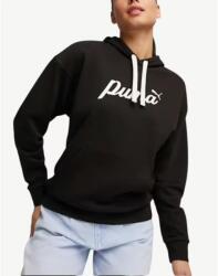 PUMA Essetials+ Script Hoodie Black
