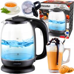Mesko Vezeték Nélküli Elektromos Vízforraló Üveg 1, 7 L Megvilágított Led 2200W (Czajnik Bezprzewodowy Szklany 2200 W) - allegro - 6 420 Ft