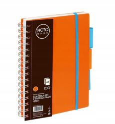 Grand Kerekbrulion A5/100K Kockás Narancssárga Grand (150-1410)