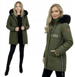 Soprato Női Téli Kabát Hosszabb Bélelt Kapucnis Meleg Szőrme XXL