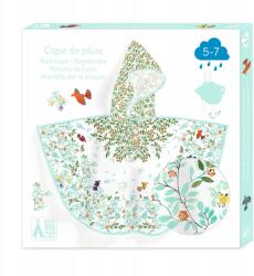Djeco esőköpeny gyerekeknek 5-7 éves korig, színes kapucnival (3070900046818)