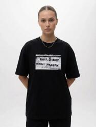 MyStars T-shirt Rövid Ujjú Póló Oversize Női Fekete Jó Napot L