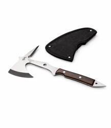  Topor multifunctional din otel cu maner ergonomic si spargator geam, 53 cm, maro (2066046 - 0163)