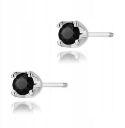 Lovrin Női fülbevaló aranyból 585 fekete gyémánt fehér arany elegáns (62560073)