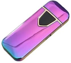  Bricheta Electronica Cu Incarcare Usb, Buton Cu Lumina, Cu Senzor De Amprenta, 7 Cm, Fade (DLMGG-4623) Bricheta