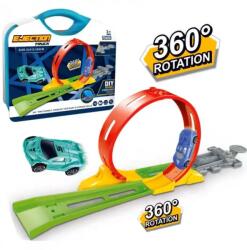  Set De Pista De Curse Hot Wheels 360, Constructor Diy, Set De Masini De Jucarie Pentru Hotwheels Eject Rail Racing (DLMGG-4233)