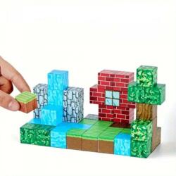  Minecube Inteligent Cuburi Magnetice De Constructie Craft, Zapada, 64 Buc (DLMGG-4906)