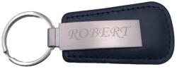  Breloc Personalizat Cu Textul Tau, Metal Si Piele, Negru, 7 Cm (DLMGG-4438)
