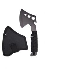  Topor multifunctional, IdeallStore®, maner paracord, inox, negru (1507646 - A146-1)