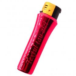  Bricheta Cu Gaz, Antivant, Reincarcabila, Rosu, Personalizata Cu Textul Tau (DLMGG-3891) Bricheta