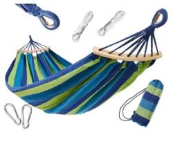  Hamac De O Persoana 200x100 Cu Tija Intarita + Kit De Montare, Model Dungat (DLMGG-4282)
