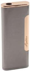  Bricheta Gri Cu Buton Auriu, Antivant, Reincarcabila (DLMGG-3575) Bricheta