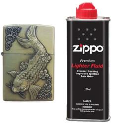  Bricheta Tip Zippo, 3d Relief, Metalica, Peste Si Lichid Zippo 125 Ml P1 (DLMGG-328) Bricheta