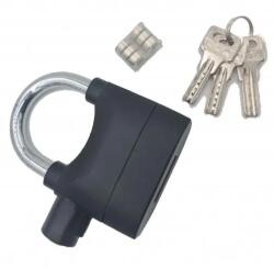  Lacat Fabricat Din Metal Masiv, Functie Alarma Anti-furt, 3 Chei, Baterii Rezerva, Dalimag (DLMGG-3436)