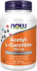 NOW NOW Acetyl L-Carnitine 750 mg, 90 Tablets