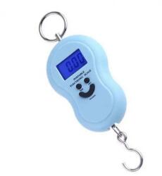 Cantar Portabil, De Mana, Carlig, Mic, 50 Kg, Ecran Lcd, Albastru, 3 X 7 X 21 (DLMGG-3178) Cantar baie