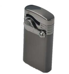  Bricheta Metalica Cu Gaz, Antivant, Model Flip, Reincarcabila, Gri, Cutie (DLMGG-3203) Bricheta