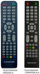  Telecomanda inlocuitoare compatibila TV Legend EE-T40 LE22-24-32-40C1 cod ER 592 /MFY 582 (253-1) (EE-T40)