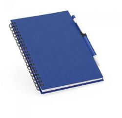  Notepad Cu Spirala B6 Cu 160 De Pagini Reciclate Liniate, Coperta Tare Si Suport Pentru Pix, 13x18 Cm, Albastru Inchis (DLMGG-4538)