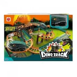  Jucarie De Constructie, 49 De Piese, Masini Cu Dinozaur Electric, Circuit De Curse, Pentru Copii, 55 Cm (DLMGG-4112)