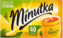 Minutka Fekete tea Minutka Citromos Expressz 56g (5900396010681)