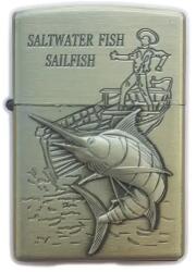  Bricheta Tip Zippo, 3d Relief, Metalica, Pescuit P3 (DLMGG-331) Bricheta