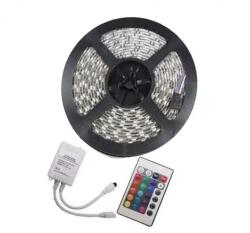  Banda Led, Rgb, 72w Exterior 60 Led-uri/m 5 Metri Cu Telecomanda Si Alimentare (DLMGG-3179)