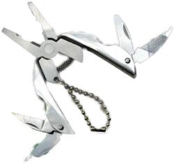  Cleste De Buzunar, Pliabil, Multifunctional, Otel Inoxiabil, Tip Breloc, 5x3.3x1.3cm (DLMGG-3790)