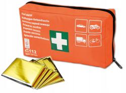 PK-MOT Elsősegély doboz Din 13164 Tépőzáras Szett Takaró Törlőkendő
