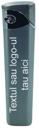  Bricheta Metalica Argintie Slim Antivant Personalizata Text Sau Logo (DLMGG-379) Bricheta